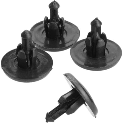 50Pcs 7mm Hole Plastic Rivets Auto Fastener Fender Bumper Pin Clips Retainer Car Door Trim Panel Clips For Toyota