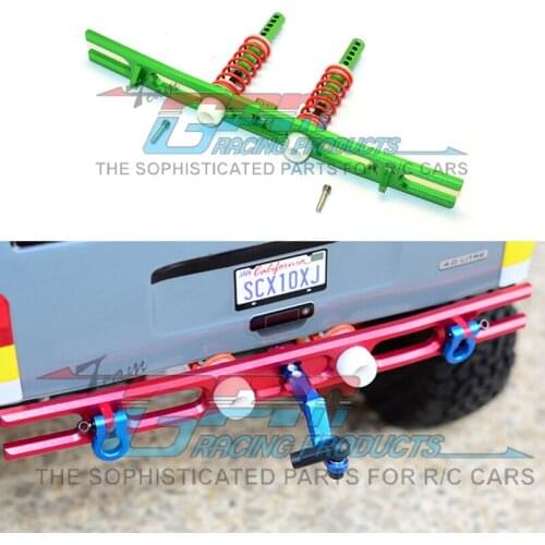 GPM AXIAL 1/10 SCX10 II 90046 90047 BUGGY Climbing car Upgrade Accessories Metal Aluminum alloy spring unloading rear bumper