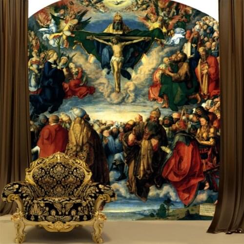 Beibehang 3d room wall paper landscape papel de parede Church of Jesus Christ European wallpaper mural wallpaper mural Church