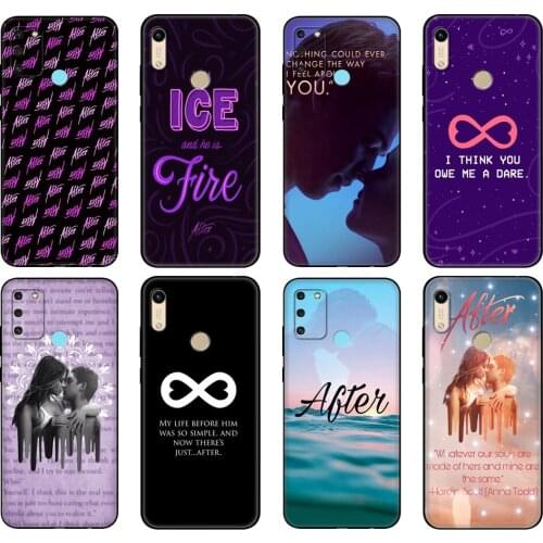 Black tpu Case For Honor 8a Prime 8s 9 10X Lite 9A 9C 9X Premium Pro 9S Case Cover After Movie