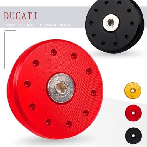 For DUCATI Panigale V4 V4S Streetfighter V4 V4S Motorcycle CNC Frame Hole Cap Decorative Cover Plug Bolts Screws