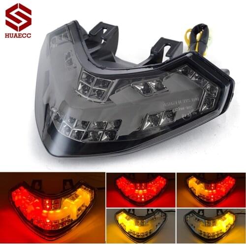 For DUCATI Multistrada 1200 1200S 2010-2015 Rear Tail Light Brake Turn Signals Integrated LED Light