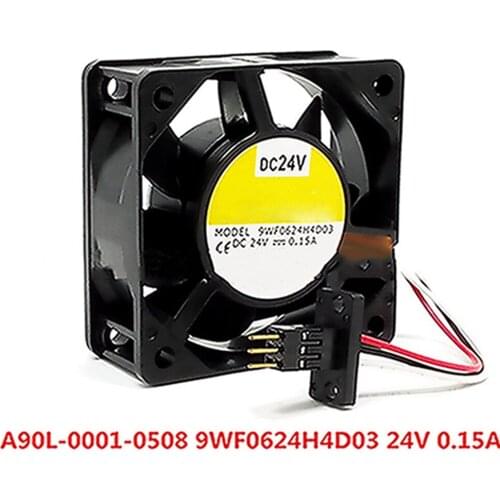 Waterproof Industrial Cooling Fan Cooler 24V 0.15A Variable Frequency Fan for Sanyo 9WF0624H4D03 Fan Cooler Accessories
