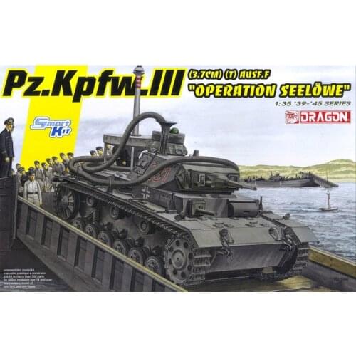 DRAGON 6877 1/35 Pz.Kpfw.III (3.7cm)(T)Ausf.F "Operation Seelöwe" - Scale model Kit