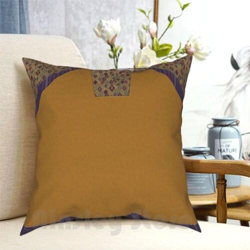 Cranial Nerve Cluster Pillow Case Printed Home Soft Throw Pillow Star Ds9 Deep Space Nine Garak Outfit Tan Mustard