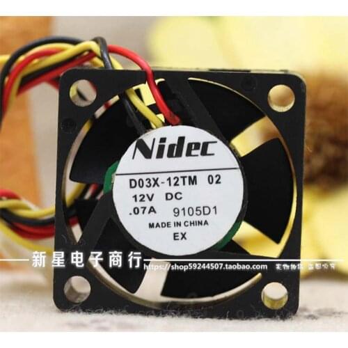 New original D03X-12TM 02 3010 3cm 12V 0.07A ultra-quiet set-top box cooling fan