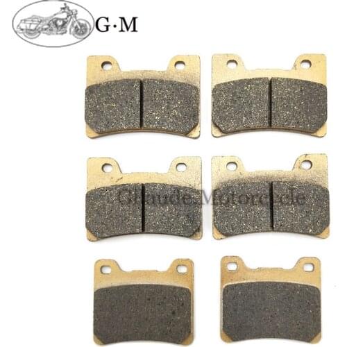 Motorcycle Front / Rear Brake Pads For YAMAHA FZR600 A/R 1990-1999 TDM850 1996-2001 FJ1200A 1991-1995 V-Max 1200 1993-2007