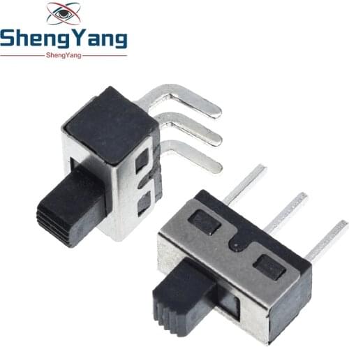 10PCS SS12D10 SS12D06 Toggle Switch 3Pins Straight Feet Handle High 5mm Spacing Of 4.7mm 3A 250V SS12D10 Power Switches