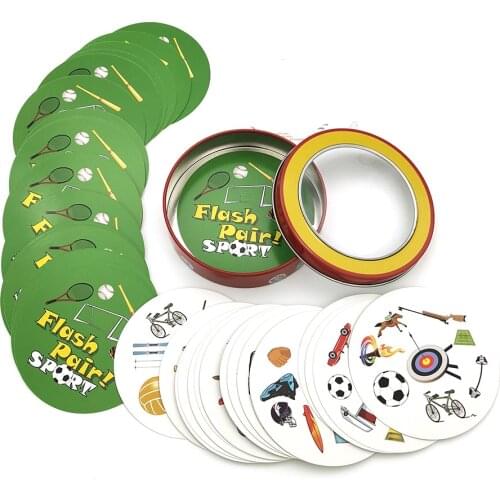 Sport flash pair Tarot Cards game Deck family Party Playing cards Fate table game metal box