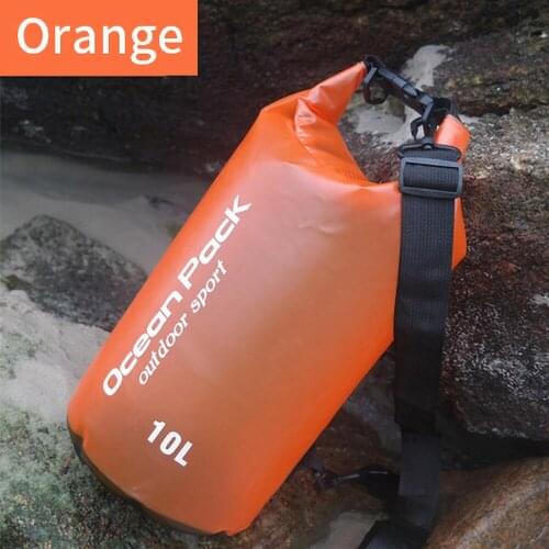 Swimming Diving Bag PVC Waterproof Bucket Bag Beach Mobile Phone Waterproof Bag Translucent Outdoor Sports Bag Swimming Supplies