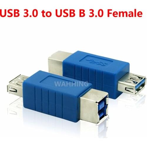 USB 3.0 A Female to USB B 3.0 Female Printer Cable Adapter Connector High Speed Sync Data Charger Print Cable Converter HY1518