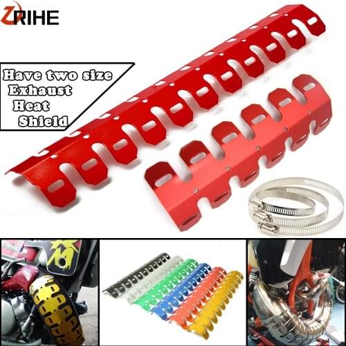 Motorcycle Exhaust Muffler Pipe Leg Protector Dirt Bike Heat ShieldFor 250SX-F 350SXF 450SXF 505SXF 250XCF 350XCF 450 505XCF