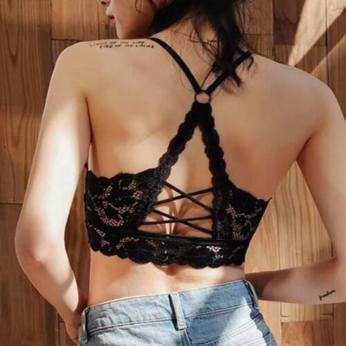 Ladies Floral Push Up Bra Hot Erotic Lingerie Lace Bra Women Beautiful Back Bandage Bralette Seamless Sexy Underwear Add Pad