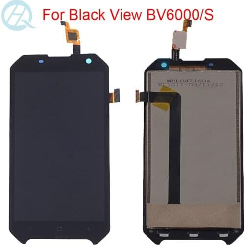 Original LCD For Blackview BV6000 BV6000S Display With Frame LCD Touch Screen Assembly 4.7 Inch Screen Repair Parts