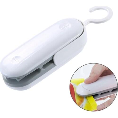 1 Pcs Household Appliances Mini Heat Sealing Machine for Bags Handy Heater Package Sealer Clamps for Kitchen Packing Machine