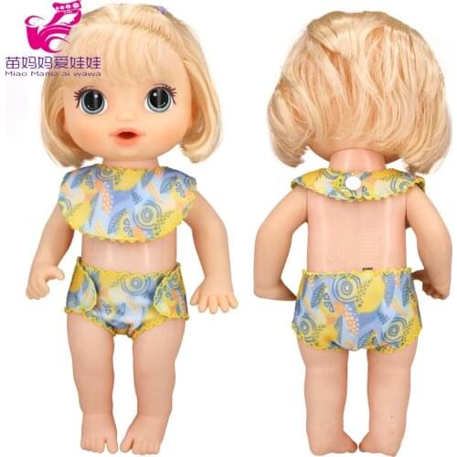 12" Girl Doll Feed Bib Underwear 30Cm Baby Doll Wears Child Girl Toys Accessory