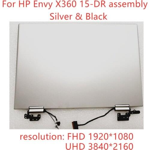 15.6'' LCD Display Panel Touch Screen Glass Digitizer Assembly replace for HP Envy x360 15-dr 15-dr0003ca 15-dr0004tx TPN-W142