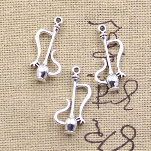 15pcs Charms Kettle 27x15mm Antique Silver Color Pendants DIY Crafts Making Findings Handmade Tibetan Jewelry