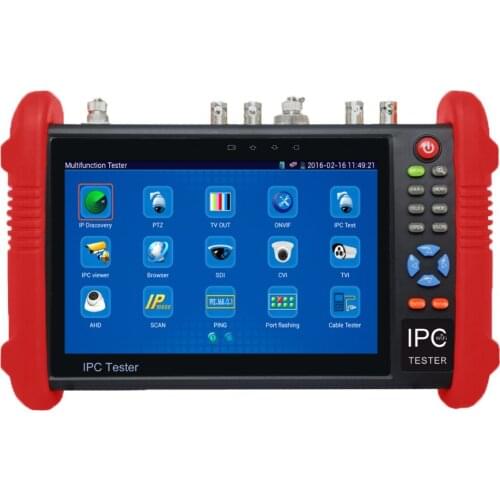 7" Touch LCD Monitor 6 in 1 CCTV ipc ahd cvi tvi SDI camera tester