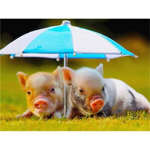 Diamond Painting Pig Home Decor 5d Diy Full Square/Round Embroidery Mosaic Animal Pet Diamond Pictures Diamond Art