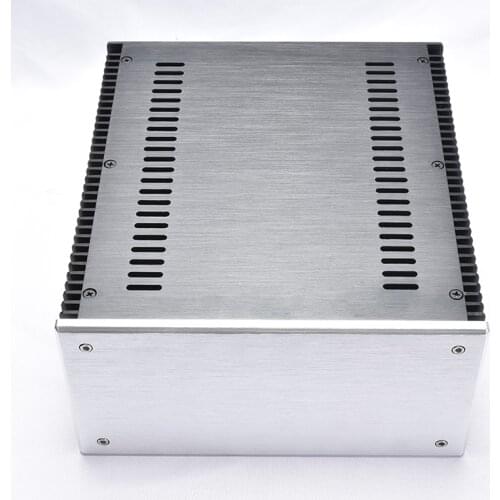 Aluminum Class A Power Amplifier Housing Audio Amp Chassis DIY Case 2412
