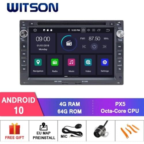 WITSON Android 10.0 CAR RADIO suitable for VW Jetta Polo Bora Golf 4 Passat B5 AUTO STEREO +DVR/WIFI+DSP+DAB+OBD OPTIONAL