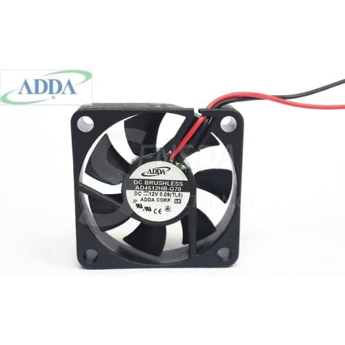 FOR ADDA ad4512hb-g70 4510 45mm DC 12v 0.09a 4.5cm silent quiet server inverter power supply cooling fans