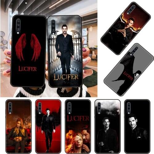Phone Case For Samsung Galaxy A 50 51 71 70 80 7 5 10 40 20 30 41 21 S E Black Cover Bumper Art Prime Soft America Lucifer
