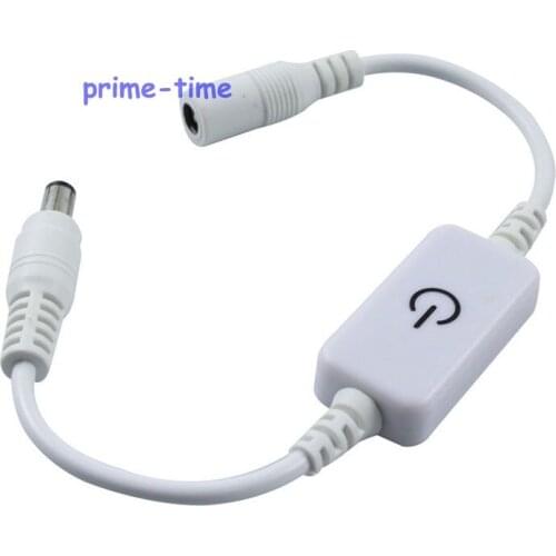 ITouch Led dimmer DC12-24V 4A brightness adjust controller with on/off switch for single color led strip Black or White color