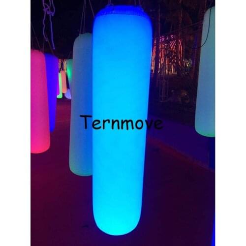 Inflatable led lighting sandbag punch column for Business Wedding Party Decorations Inflatable lighting Pillar for ceilling