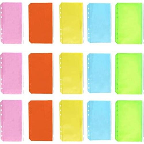 Budget Binder, Cash Envelopes for Budgeting, A6 Binder Pocket, Budget Binder with Zipper Envelopes