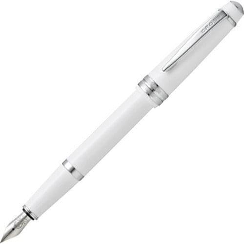 Cross AT0746-2MS Bailey Light White Fountain Pen Stainless Steel | İsme Special Pen
