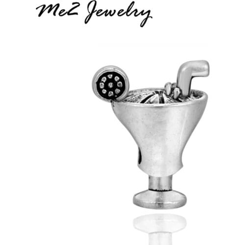 Fits Pan Charms Bracelet Silver Plated Drink Beads European Spacer Charm Bead For Jewelry Making DIY Berloque