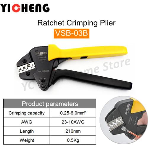 Labor-saving crimping pliers,ratcheting cold crimping pliers,non-pre-insulated open plug terminals(standard)fast terminal pliers