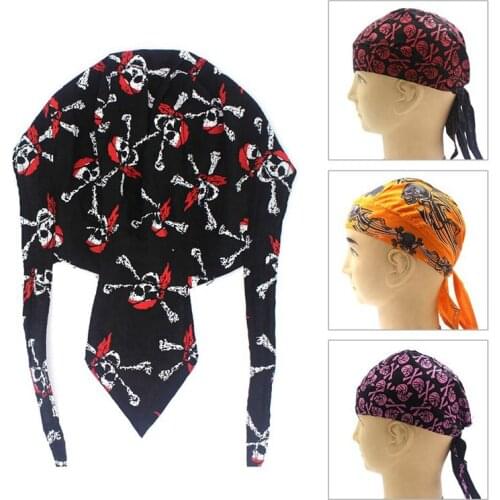 Cycling Pirate Cap Men Women Skull Ciclismo Cycle Headscarf Bicycle Bike Bandanas Anti Sweat UV Headwear Sport Headband Scarf
