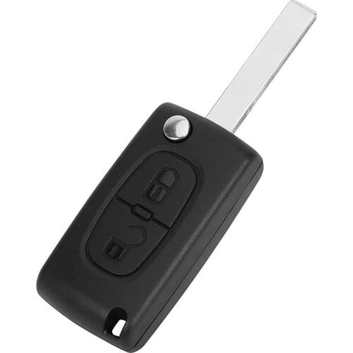 Car Replacement Parts Telecontrol Key Shell Car Key Replacement 2 Button For Peugeot 307 408 308 3008 For Citroen C6 Key Shell