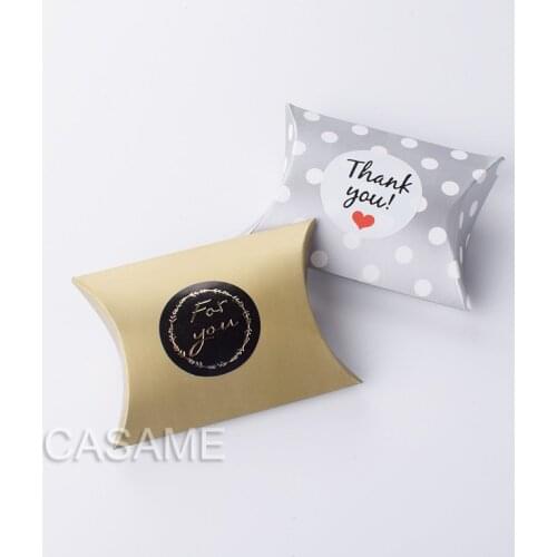 25pcs pillow candy Box bag New craft paper Pillow Shape Wedding Favor Gift Boxes pie Party Box bags eco friendly kraft gift box