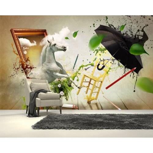 Custom papel de parede 3d, painting the magical world mural for living room bedroom sofa background decoration wallpaper