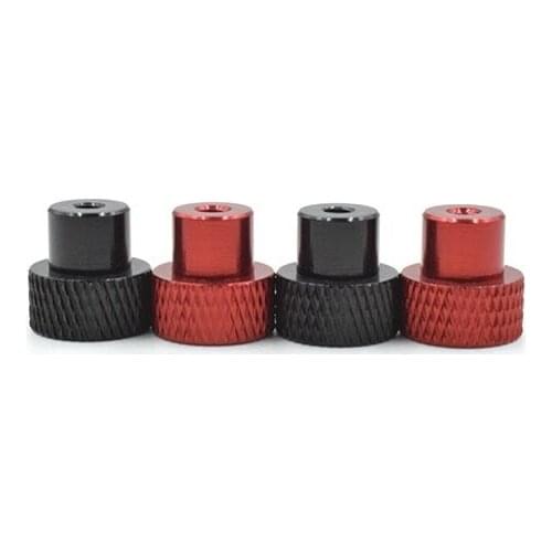 50PCS/lot High Quality M3 M4 Colourful Anodized Aluminum Alloy knurled hand nuts