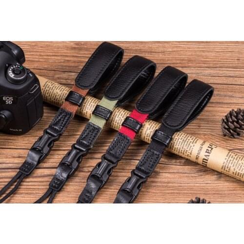 Genuine Leather Quick Release Camera Wrist Strap Lanyard Mirrorless Digital Camera Belt Rope for Canon/Sony/Nikon/Leica