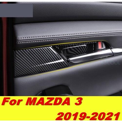 For Mazda3 Mazda 3 2019 2020 2021 auto Inner door bowl stickers handle Decorative stickers car accessories