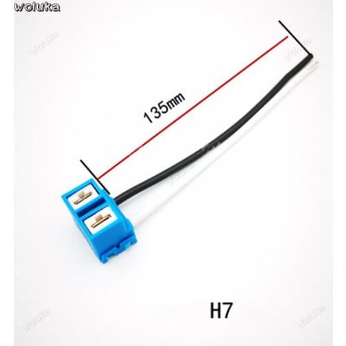 H4H7 car high temperature resistant pure copper wire bold ceramic headlight plug light bulb socket base lamp holder CD50 Q04