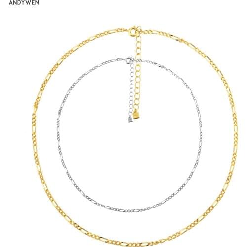 Kikichicc 100% 925 Sterling Silver 40cm Locker Chain Choker Necklace Locker Pendant New 2020 Rock Punk Luxury Fine Jewelry