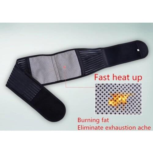 Magnetic Slimming Massager Waist Belt Lower Back Support Waist Lumbar Brace Belt Strap Backache Pain Relief Tourmaline