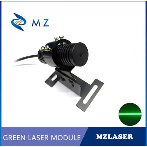 A Set of 532nm 50mw 100mw 150mw line Green Laser Module +Bracket + Power Supply