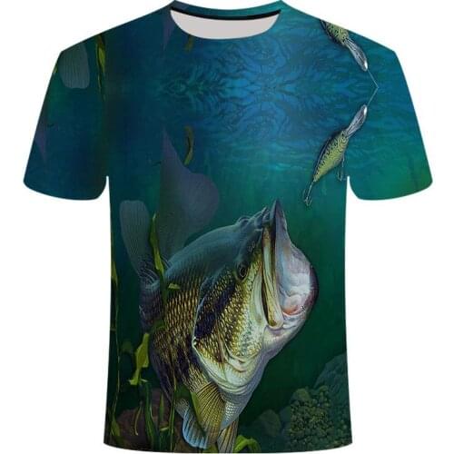 2020 new men leisure 3d printing t shirt, funny fish printed men and women tshirt Hip hop T-shirt Harajuku Asian size s-6xl