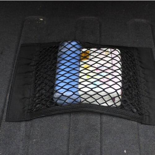 Mesh Trunk Car Organizer Net goods Universal Storage Rear Seat Back Stowing Tidying Auto Accessories Travel Pocket Bag Network