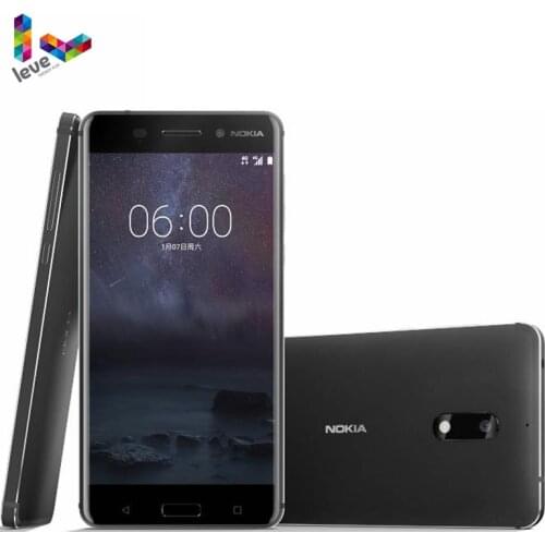 Original Nokia 6 Dual SIM Android Smartphone 4GB RAM 64GB ROM Octa Core Fingerprint 5.5" 1080P 16MP 4G LTE Unlocked Mobile Phone