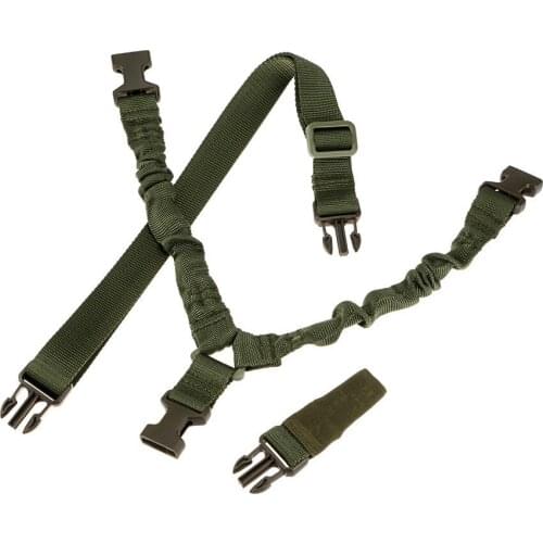 Airsoft Tactical Gun Sling Belt Single Point Army Belts Military Equipment Mount Bungee Rifle Sling Kit Acessorios Militar Belts