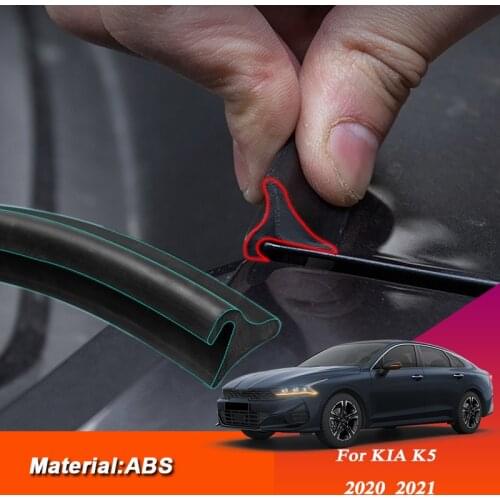 1.8M Car Rubber Hood Protector Seal Noise Insulation Front Windshield Edge Sealing Strip For KIA K5 K3 KX-Cross Sportage R ECT